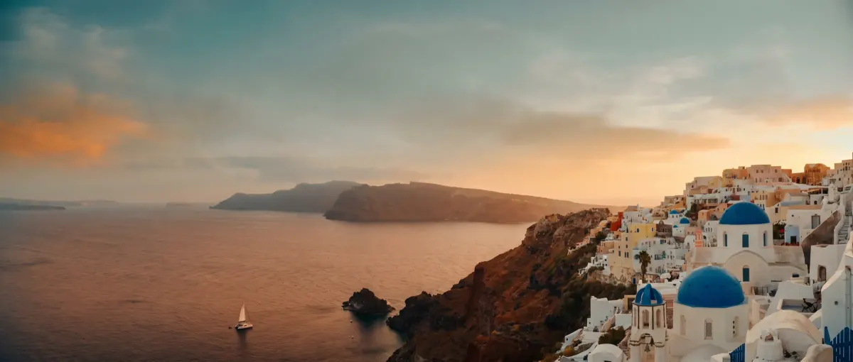 Oia blue domes